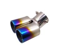 RORVECQ Para C&hevrolet Para Cruze 63mm Tubo De Escape De Acero Inoxidable Para Modificaciones De Coche Adecuado Para C&hevrolet Para Cruze(Azul)