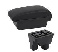RORVECQ Para C&hevrolet Para Onix 2020 2021 2022 2023 2024 Caja Reposabrazos Para Auto Caja De Almacenamiento Accesorios Auto Retrofit Interior(A2 línea negra Sin USB)