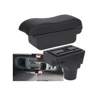 RORVECQ Para C&hevrolet Para Sonic Para Aveo Apoyabrazos Auto Refacciones Retrofit Caja Almacenamiento Interior Partes Auto(B2 línea negra 3USB)