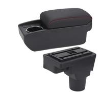RORVECQ Para C&hevrolet Para Sonic Para Aveo Lova T250 T300 Caja Apoyabrazos Auto Accesorios Interiores Coche(B1 Negro rojo 6USB)