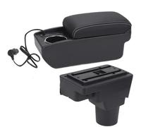 RORVECQ Para C&hevrolet Para Sonic Para Aveo Lova T250 T300 Caja Apoyabrazos Auto Accesorios Interiores Coche(A3 Carga rápida)