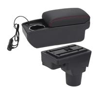 RORVECQ Para C&hevrolet Para Sonic Para Aveo Lova T250 T300 Caja Apoyabrazos Auto Accesorios Interiores Coche(A1 Carga rápida)