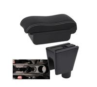 RORVECQ Para C&hevrolet Para Spark Caja De Reposabrazos Para Spark 3 III Para Aveo Reposabrazos Auto Partes Interiores Caja De Almacenamiento Central Con USB(B3 Negro blanco 3USB)