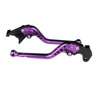 RORVECQ Para CBR300R CB300 CB300R CB300F CB300FA 2014-2021 Palanca De Freno Y Embrague Ajustable Para Motocicleta(Púrpura,177mm)