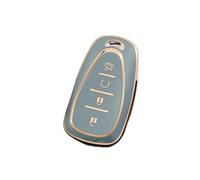 RORVECQ Para Chevrolet Para Chevy Para Malibu Para Camaro Para Cruze Para Traverse Para Sonic Para Equinox Funda TPU Para Llave Coche(Gray,5 button)