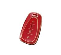 RORVECQ Para Chevrolet Para Chevy Para Malibu Para Camaro Para Cruze Para Traverse Para Sonic Para Equinox Funda TPU Para Llave Coche(ROJO,5 button)