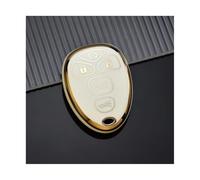 RORVECQ Para Chevrolet Para Tahoe Para Suburban Funda Protectora Para Llave De Coche Accesorios Carcasa TPU Suave(BLANCO,5button)