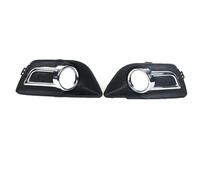 RORVECQ Para Citroën C4 2008 2009 2010 2011 Parachoques Delantero Cromado Cubierta De La Lámpara De Luz Antiniebla Marco Tapa Estilo De Coche(Izquierda y derecha)