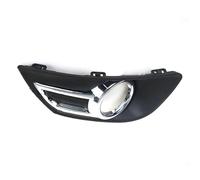 RORVECQ Para Citroën C4 2008 2009 2010 2011 Parachoques Delantero Cromado Cubierta De La Lámpara De Luz Antiniebla Marco Tapa Estilo De Coche(Bien)