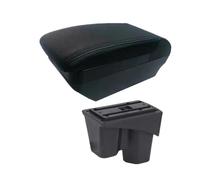 RORVECQ Para City Apoyabrazos Para Coche Almacenamiento Interior Reforma Accesorios Auto(H línea roja 4USB)