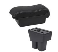 RORVECQ Para City Caja De Descansabrazos 2008 2009 2010 2011 2012 2013 Almacenamiento Central Retrofit Con USB Accesorios Coche(A white line No USB)