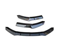 RORVECQ para Civic Hatchback 10th Gen 2016-2021 Paragolpes Delantero Labio Difusor Guardia Tuning Accesorios Kit De Carrocería(Negro Brillante)