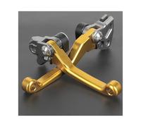 RORVECQ Para CRF250M 2012 2013 2014 2015 2016 2017 Accesorios De Aluminio Para Motocicleta Manetas Freno Y Embrague Pivotantes(Oro)