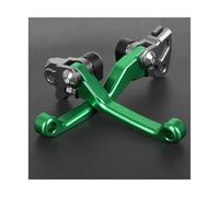 RORVECQ Para CRF250M 2012 2013 2014 2015 2016 2017 Accesorios De Aluminio Para Motocicleta Manetas Freno Y Embrague Pivotantes(Verde)