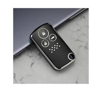 RORVECQ Para CRV Para Fit Para Shuttle Para Fried Para Freed Para Spike Para StepWGN RG1 Para Spada CRZ Funda Protectora Llave Coche TPU(NEGRO,3button)