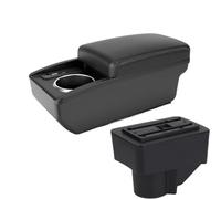 RORVECQ Para F&ord Para Fiesta 3 2011 2012 2013 2014 2015 2016 2017 2018 Caja Reposabrazos Coche Accesorios Con Portavasos(B3 white line 6 usb)