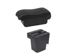 RORVECQ Para F&ord Para Focus 2 Descansabrazos Para Focus 2 Mk2 2005-2011 Descansabrazos Auto Caja De Almacenamiento Accesorios Coche(A white line No USB)