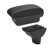 RORVECQ Para Hyundai I20 Brazodescanso Coche Caja Brazodescanso 2012 Piezas Interiores Detalles Piezas Especiales Retrofit Caja Almacenamiento Central(C3 Negro blanco SIN USB)