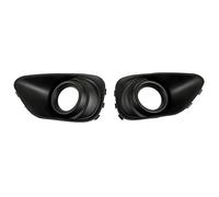RORVECQ Para Jeep Para Compass 2011 2012 2013 2014 2015 2016 2017 68109871AA 68109870AA Rejilla Cub tiniebla Parachoques Delantero Negro Mate