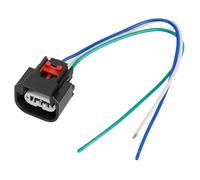 RORVECQ Para Jeep Para Patriot 2009-2014 2015 2016 2017 3 Vías Luz De Señal De Giro Delantera Conector Adaptador Arnés Cable Cableado Enchufe Pigtail