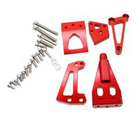 RORVECQ Para Kawasaki ER6N ER6F Para NINJA650R 2009-2011 Kit De Soporte Montaje Para Amortiguador Dirección Motocicleta Aluminio CNC(ROJO)