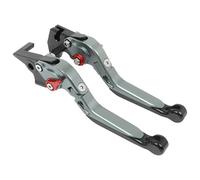 RORVECQ Para KAWASAKI Para VULCAN S 650 650cc Para VERSYS 650 1000 2015-2023 Para VULCAN/S 650cc Z650 Z650RS Manetas De Embrague De Freno Plegables Maneta De Freno(GRIS)