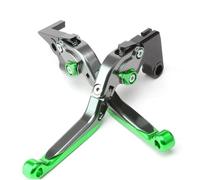 RORVECQ Para Kawasaki Z1000 Z1000R 2017-2023 Juego De Manetas De Embrague Y Freno Para Motocicleta Con Manetas Plegables Ajustables(Gray green)