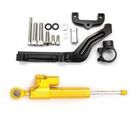 RORVECQ Para Kawasaki Z650 2017 2018 2019 2020 2021 2022 2023 2024 Kit De Montaje Soporte Estabilizador Amortiguador Dirección Carbono CNC(Model E)