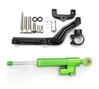 RORVECQ Para Kawasaki Z650 2017 2018 2019 2020 2021 2022 2023 2024 Kit De Montaje Soporte Estabilizador Amortiguador Dirección Carbono CNC(Model H)