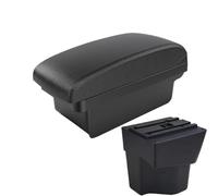 RORVECQ Para KIA Para Rio 3 Para K2 X-line Rio 3 2011 2012 2013 2014 2015 2016 Accesorios Reposabrazos Coche Interior Caja Almacenamiento 3usb(A2 línea negra Sin USB)