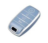 RORVECQ Para Kia Para Soul Para Optima Para Forte Para Sportage Para Sorento Para NIRO Rio Accesorios Funda Protectora Para Llave De Coche(Blue silver)
