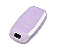 RORVECQ Para Kia Para Soul Para Optima Para Forte Para Sportage Para Sorento Para NIRO Rio Accesorios Funda Protectora Para Llave De Coche(Purple silver)