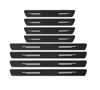 RORVECQ para Leapmotor T03 S01 B10 C11 C10 C16 C01 Protector De Umbral Fibra Carbono Pegatinas Maletero Accesorios Coche(8PC)