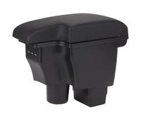 RORVECQ Para Mazda CX-3 Caja De Reposabrazos Retrofit Para Mazda 2 Versión Skyactiv Reposabrazos De Coche Caja De Almacenamiento Accesorios Coche Carga USB(A2 Cuero artificial)