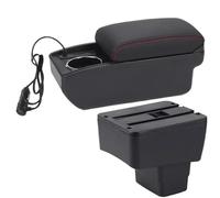 RORVECQ Para MAZDA CX-3 Caja Descansabrazos Retrofit Para Mazda 2 Skyactiv Versión Cx3 Almacenamiento Caja Descansabrazos Accesorios Interior Auto(A1 Carga rápida)