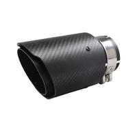 RORVECQ Para Mazda CX5 CX4 Fibra Carbono Boquillas Escape 101mm Salida Tubo Escape 80mm Entrada