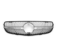 RORVECQ Para Mercedes Para Benz GLC X253 2015-2019 Pieza De Repuesto Parrilla Delantera Entrada Malla Paragolpes Rejilla Tuning(Plata)