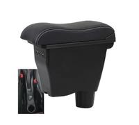 RORVECQ Para Mercedes Para Smart 453 Para Fortwo Para Forfour 2015-2019 Reposabrazos Piezas Retrofit Interior Caja Almacenamiento(B3 genuine cowhide 3USB)
