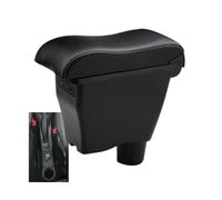 RORVECQ Para Mercedes Para Smart 453 Para Fortwo Para Forfour 2015-2019 Reposabrazos Piezas Retrofit Interior Caja Almacenamiento(C3 carbon texture 3USB)