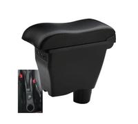 RORVECQ Para Mercedes Para Smart 453 Para Fortwo Para Forfour 2015-2019 Reposabrazos Piezas Retrofit Interior Caja Almacenamiento(C2 carbon texture 3USB)