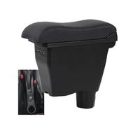 RORVECQ Para Mercedes Para Smart 453 Para Fortwo Para Forfour 2015-2019 Reposabrazos Piezas Retrofit Interior Caja Almacenamiento(B2 genuine cowhide 3USB)
