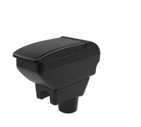 RORVECQ Para Mitsubishi Para Attrage Para Mirage Para Reposabrazos Para Space Star Caja Reposabrazos Auto Piezas Retrofit Accesorio Auto Caja De Almacenamiento(A2 línea negra Sin USB)