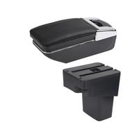 RORVECQ Para N&issan Para Juke Caja De Apoyabrazos Para Infiniti ESQ Apoyabrazos 2010-2019 Caja De Almacenamiento Detalles De Actualización Accesorios Para Coche(Una línea negra Sin USB)