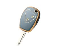 RORVECQ Para Nissan Para Terrano Para Almera Funda De Llave Coche TPU Protectora Llavero Accesorios(GRIS,Estilo A)