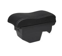 RORVECQ Para Peugeot 308 2008 2009 2010 2011 2012 T7 SW Caja De Reposabrazos Coche Piezas De Retroadaptación Caja De Almacenamiento Central(A4 genuine cowhide 3USB)