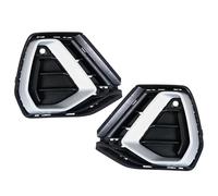 RORVECQ Para Q3 2019 2020 2021 Marco Luz Antiniebla Cubierta Luz Antiniebla Delantera Rejilla Protectora Decorativa Rejilla Inferior Exterior(Izquierda y derecha)
