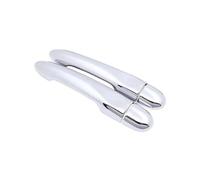 RORVECQ Para Renault para Clio IV MK4 2012 2013 2014 2015 2016-2019 Cubierta cromada manija Puerta Accesorio Auto Adhesivo(Sin Cerradura, sin botón)