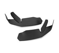 RORVECQ para RS660 RS 660 Rs660 2020-2024 Motocicleta Winglet Kit Aerodinámico Alerón Lateral Spoiler Cubierta Inferior Alerón Delantero(Negro)
