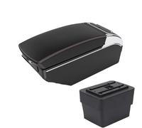 RORVECQ Para S&koda Para Octavia Reposabrazos Para S&koda Para Octavia Mk3 A7 2013-2017 Caja De Brazo Auto Interfaz USB(A1 Negro rojo 7USB)