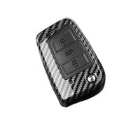 RORVECQ Para SEAT Para Ateca Para Leon FR 2 Para Ibiza Funda De Llave Coche Fibra Carbono 3 4 Botones(fibra de carbono,3 botones)